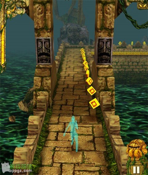 iphone版templerun中游戏道具使用攻略