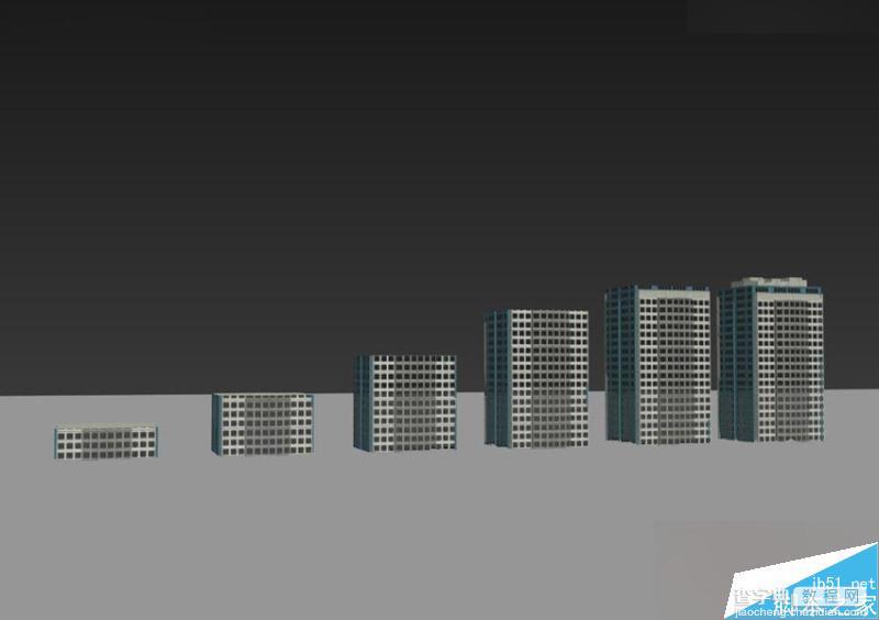 建模技巧:3dmax切片工具制作城市楼房生长动画