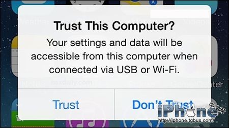 iPhone不信任此电脑该如何解决？1