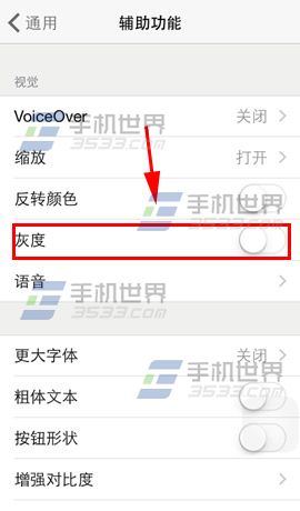 iphone5s黑白屏设置方法4