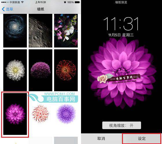 iPhone6 Plus壁纸怎么设置1