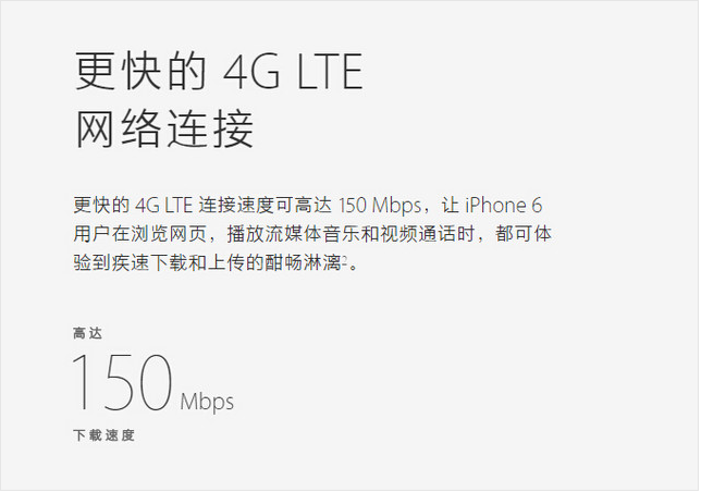 iPhone6有哪些最新网络技术?2