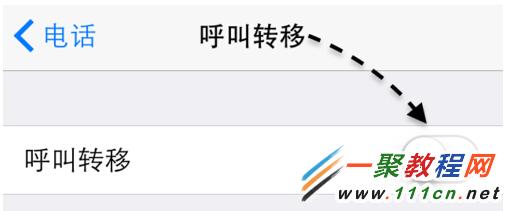 iPhone6呼叫转移怎么设置?3