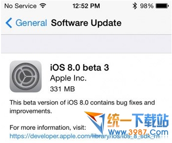 ios8 beta3 bug有哪些1