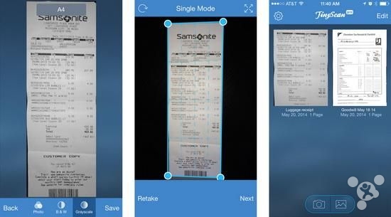 五款iOS扫描应用 将纸质文件转到手机3