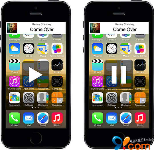 iOS7音乐播放HUD显示增强插件1
