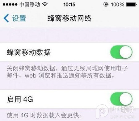 iPhone5s可以使用4G了吗？1