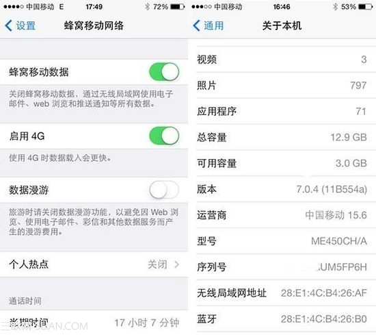 iphone5s如何升级4g2