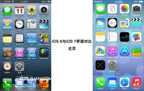 ios7和ios6有什么区别1