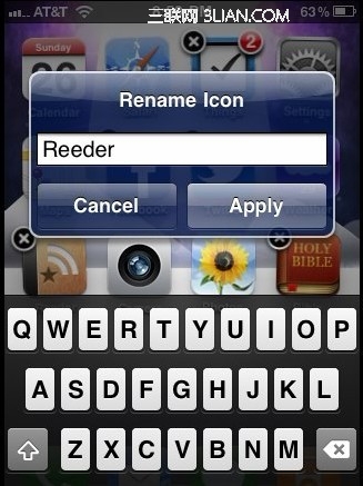iPhone5图标怎么重命名1