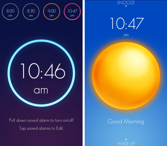 iPhone闹钟应用Wake Alarm1