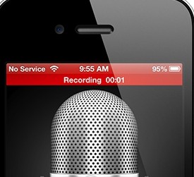 iphone手势激活语音备忘录功能2