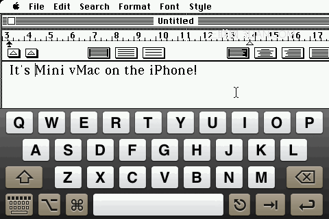 在 iPhone/iTouch 上运行经典版 Mac OS1