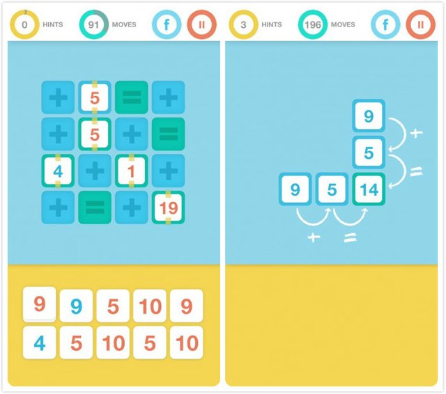 iPhone算术游戏unpuzzled1