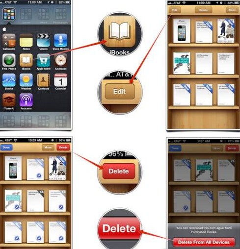 iBooks的书籍和PDF怎么删除1