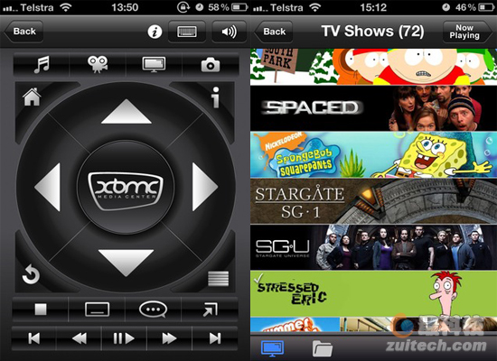 为iPhone和iPad提供的3个最好的免费XBMC远程应用程序1