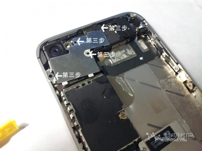 iphone4s屏碎、拆机分解、黑洗白8