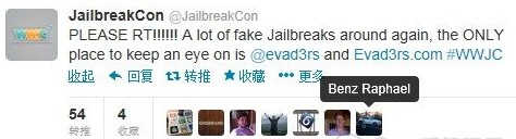 ios6黑客提醒越狱请认准evad3rs3