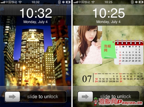 iPhone锁屏设计工具评测：可DIY锁屏图案3