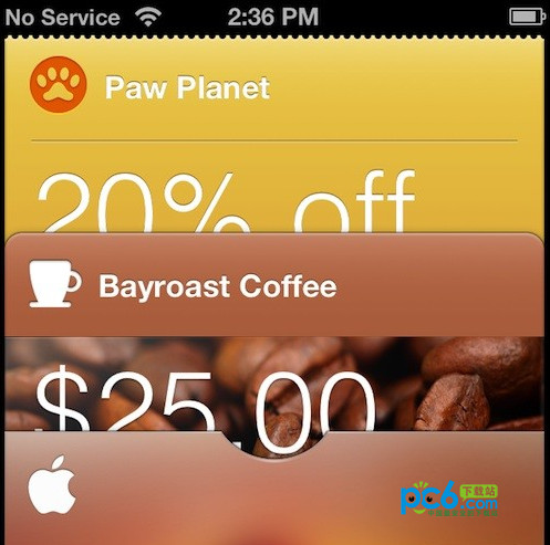ios6 passbook体验教程1