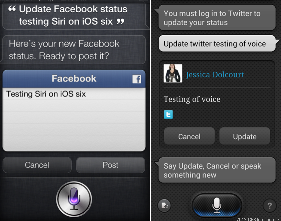 iOS 6新Siri秒杀S Voice 依然领先13