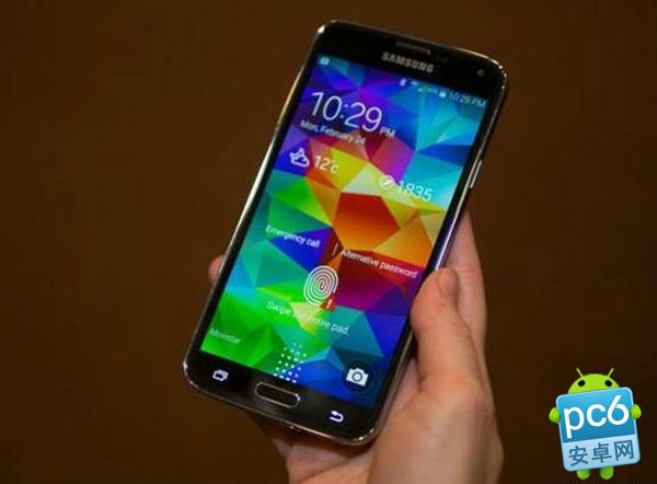 三星Galaxy S5指纹解锁怎么用1