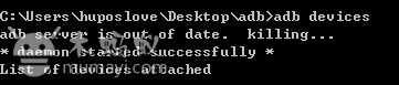 安卓ADB出现adb server is out of date, killing...解决方法3