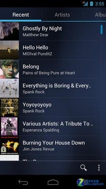 Android4.0官方版 揭秘Google音乐播放器5