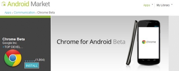 Chrome for Android Beta 上手初体验2