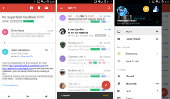 Gmail 5.0长什么样子1