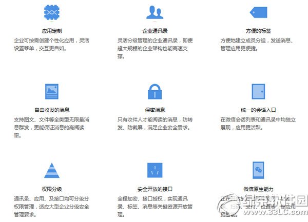 微信企业号功能有哪些？1