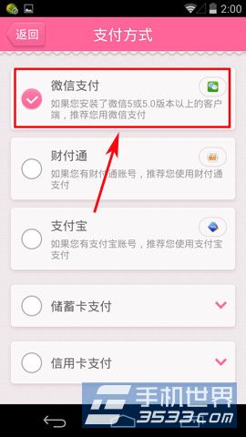手机美丽说怎么用微信支付6