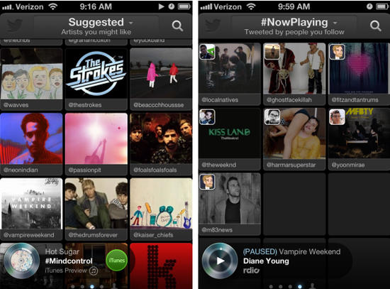 Twitter #Music新服务的体验3