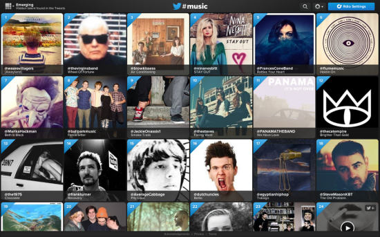 Twitter #Music新服务的体验6