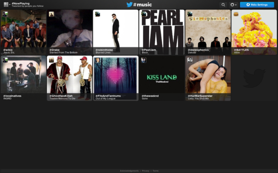 Twitter #Music新服务的体验7
