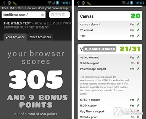 欧朋手机浏览器HTML5体验版全方位评测5