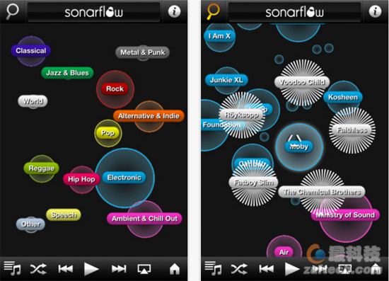 音乐搜索应用Sonarflow 上演听视觉双重盛宴1