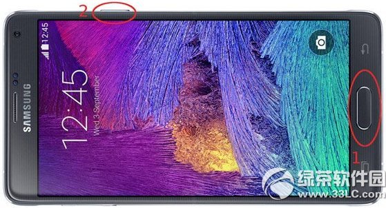 三星note4怎么截屏/截图？1