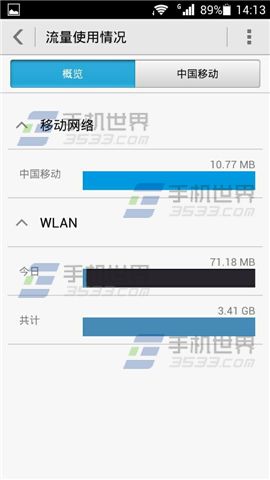 华为P7流量使用情况如何查看？4
