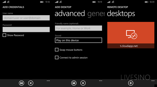 Windows Phone 8.1 版远程桌面使用教程2