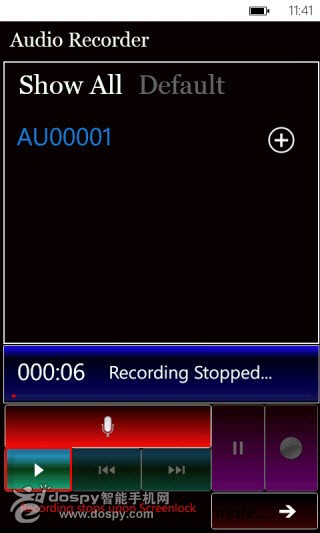 WP7手机录音功能及将录音文件导出到电脑3