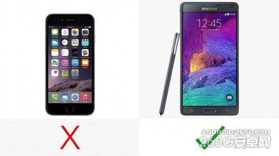 苹果iPhone6与三星Galaxy Note4对比如何？23