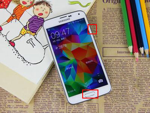 三星GalaxyS5如何截图1