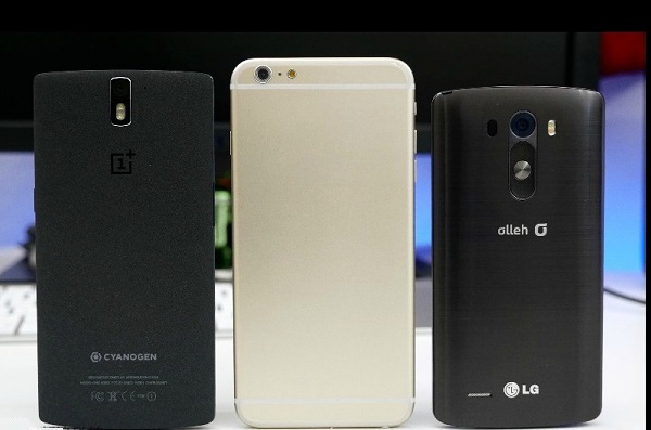 iPhone6对比iPhone5s/LG G3/一加手机图赏2