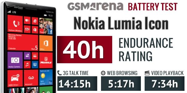 诺基亚Lumia Icon电池表现测试5