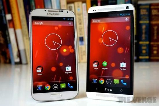 原生三星S4、HTC One对比2