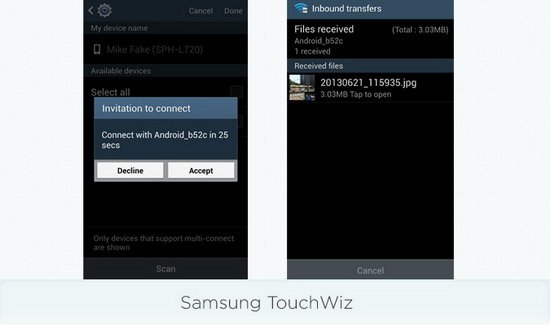 苹果iOS 7、三星TouchWiz界面PK14