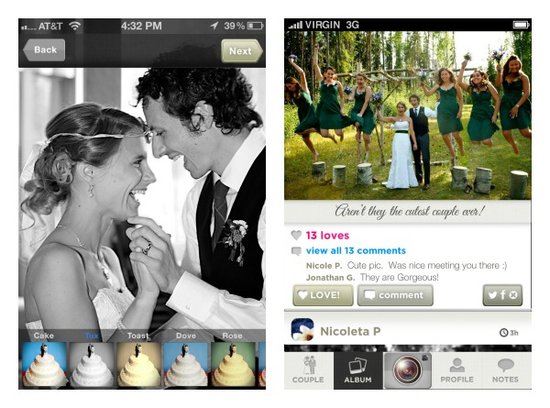 将亲友拍摄的婚礼照片集合到一起：WebPics1