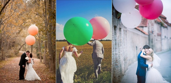 巧用气球让婚纱拍摄更精彩8