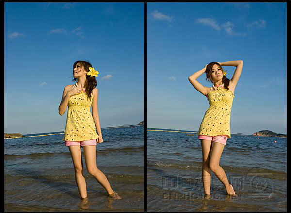 夏日沙滩美女摄影2